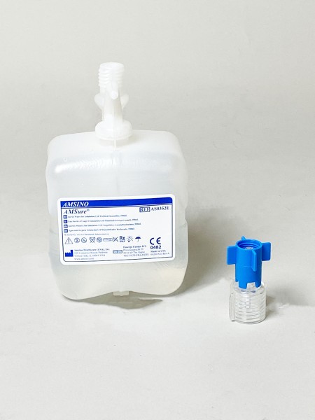 AMSure steriles Wasser 350 ml mit 9/16 Befeuchtungsadapter_0